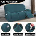 Stretch 3 Cushion Couch Cover with Elastic